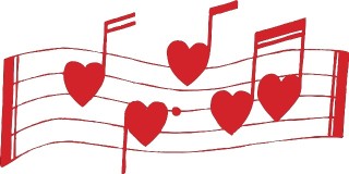 Heart Musical Notes